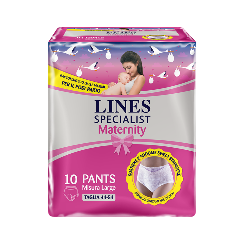 Lines Maternity Mutandine Pants Post Parto | Assorbenti a Mutandina per i Giorni Dopo il Parto
