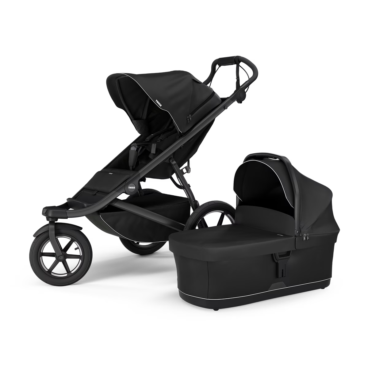 Duo Thule Urban Glide 3 2-in-1 Bundle – Passeggino sportivo + Navicella Thule Bassinet, dalla nascita all’avventura