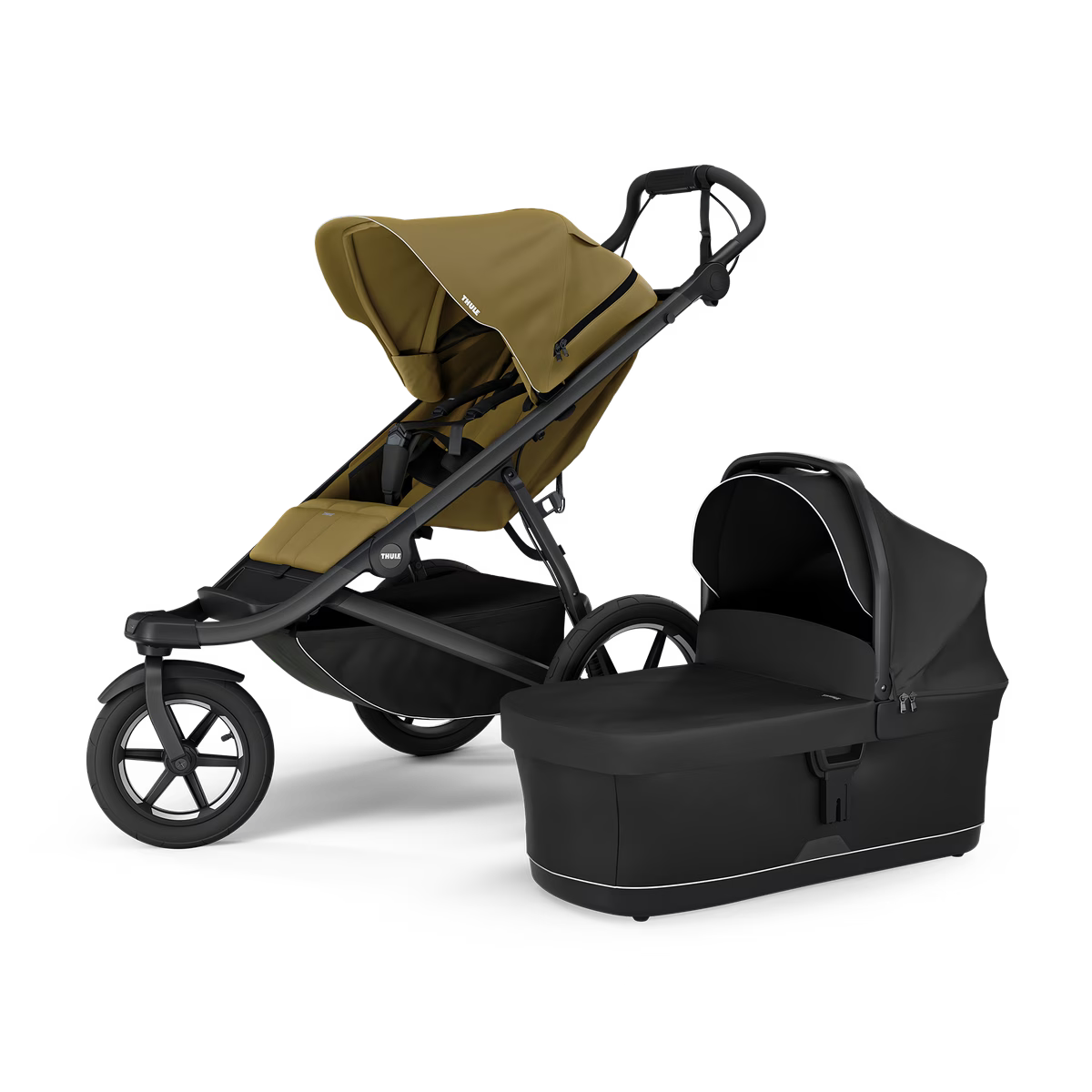 Duo Thule Urban Glide 3 2-in-1 Bundle – Passeggino sportivo + Navicella Thule Bassinet, dalla nascita all’avventura