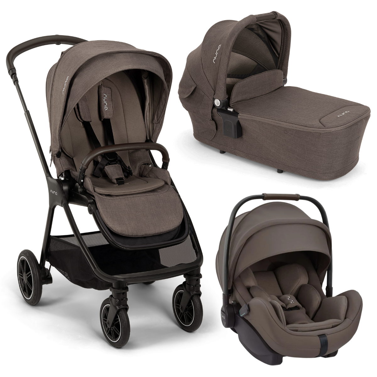 Trio Nuna TRIV™ Next con Navicella LYTL™ e Seggiolino Auto ARRA™ FLEX