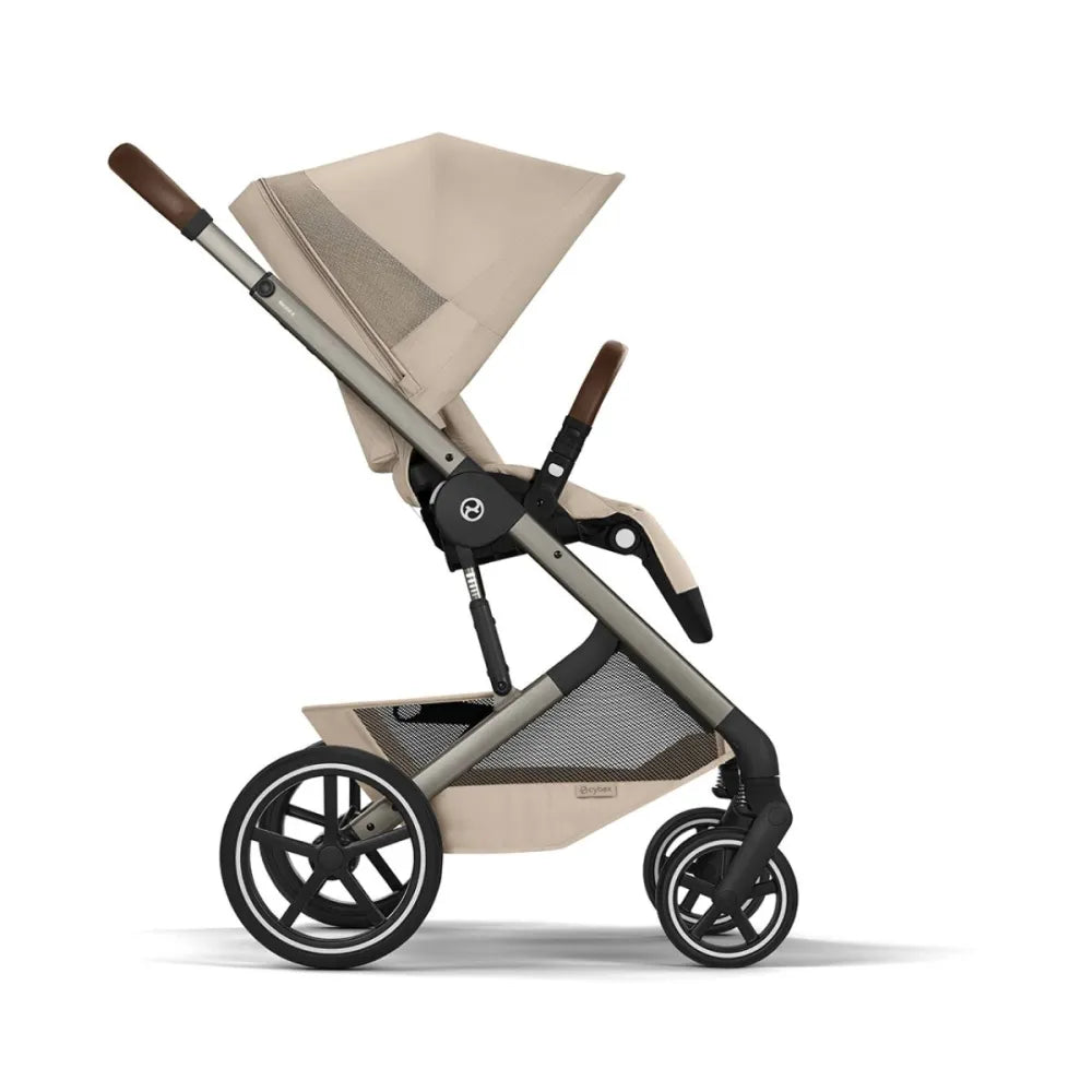 Pack CYBEX Balios S Lux Ease Plus All Weather | Poussette + Nacelle Cot S Lux + Cloud G3 Plus + Base G ISOFIX + Adaptateurs + Porte-bébé AMYA