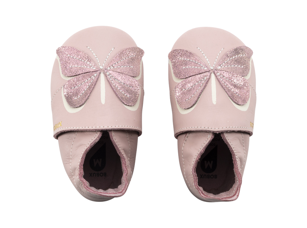 Bobux Soft Sole Glitter Wings Blossom
