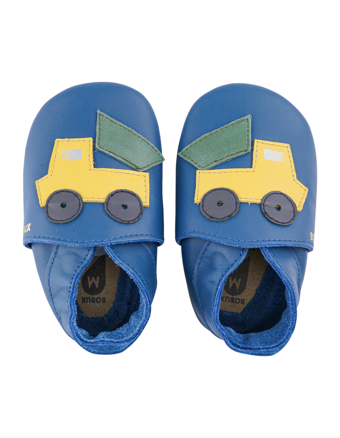 Bobux Soft Sole Tipper Cobalt | Chaussons souples premiers pas