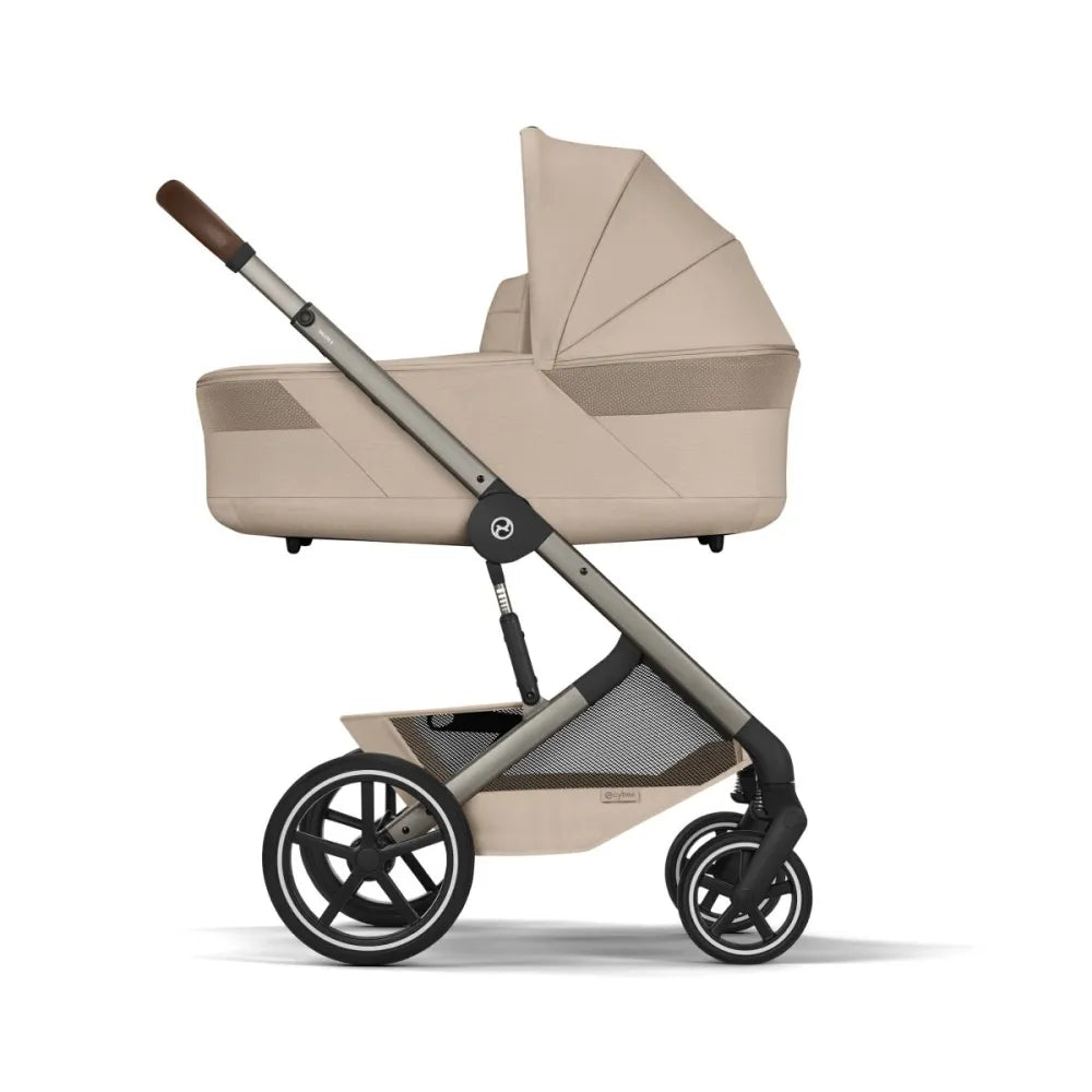 Pack CYBEX Balios S Lux Ease Plus All Weather | Poussette + Nacelle Cot S Lux + Cloud G3 Plus + Base G ISOFIX + Adaptateurs + Porte-bébé AMYA