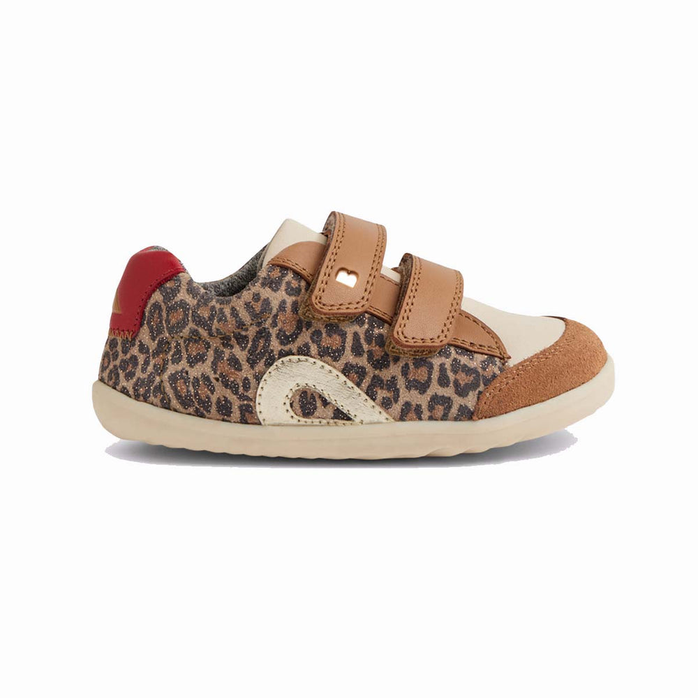 Bobux Step Up Blaze Leopard Shimmer – Sneakers Primi Passi