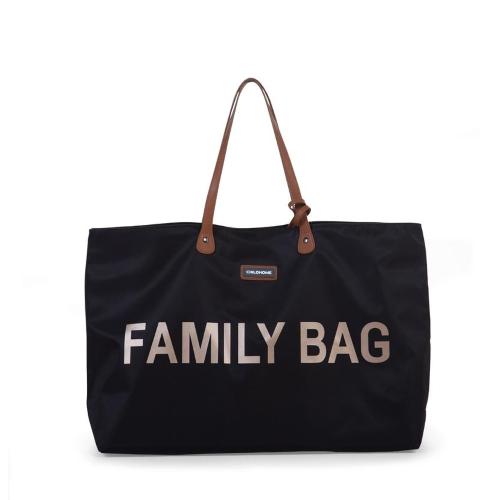 Borsa Family Bag Childhome Black Gold | Borsa Mamma Capiente per Parto, Ospedale e Viaggi