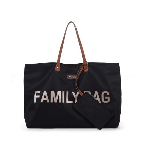 Borsa Family Bag Childhome Black Gold | Borsa Mamma Capiente per Parto, Ospedale e Viaggi