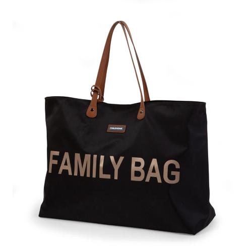 Borsa Family Bag Childhome Black Gold | Borsa Mamma Capiente per Parto, Ospedale e Viaggi