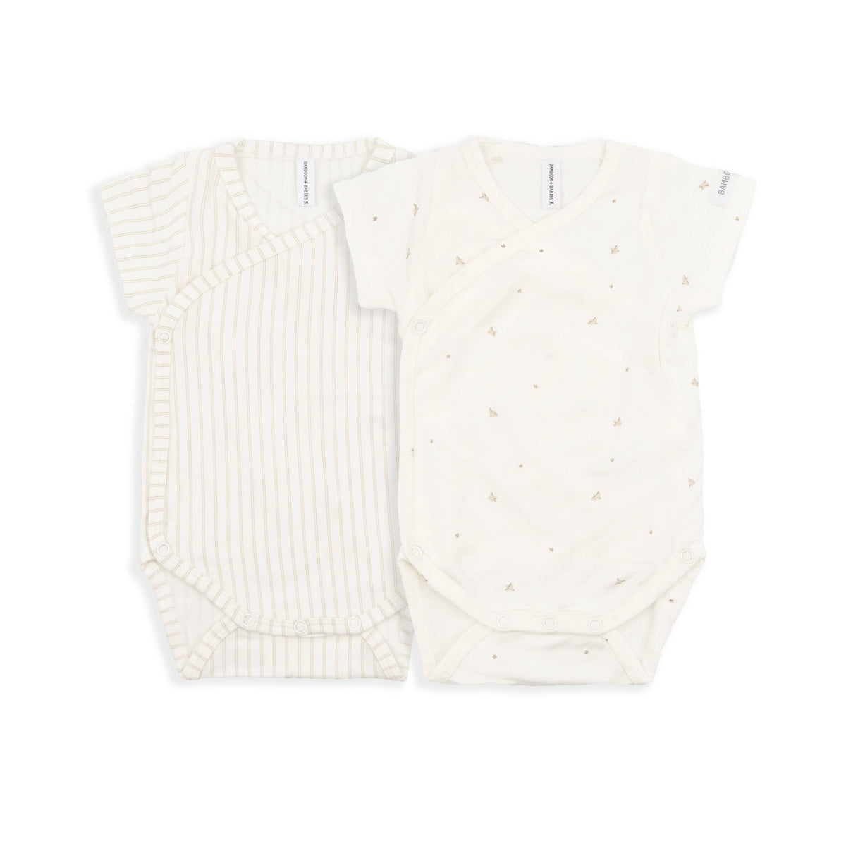 Confezione 2pcs Body Maniche Corte Print Bamboom | Due body essenziali per il guardaroba del bebè