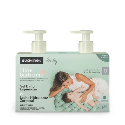 Pack 2 Latte Idratante Corpo + Bagnoschiuma Gel Suavinex