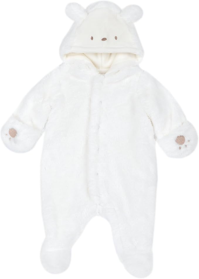 Tutina in Ciniglia Teddy Bianca Orsetto Chicco | Morbidezza e dolcezza per i primi mesi