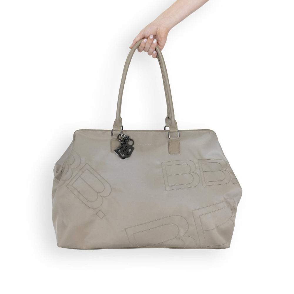 Borsa da Viaggio in Tessuto Bamboom Sand 10 | Borsa Capiente per Mamma, Neonato e Weekend Fuori Casa