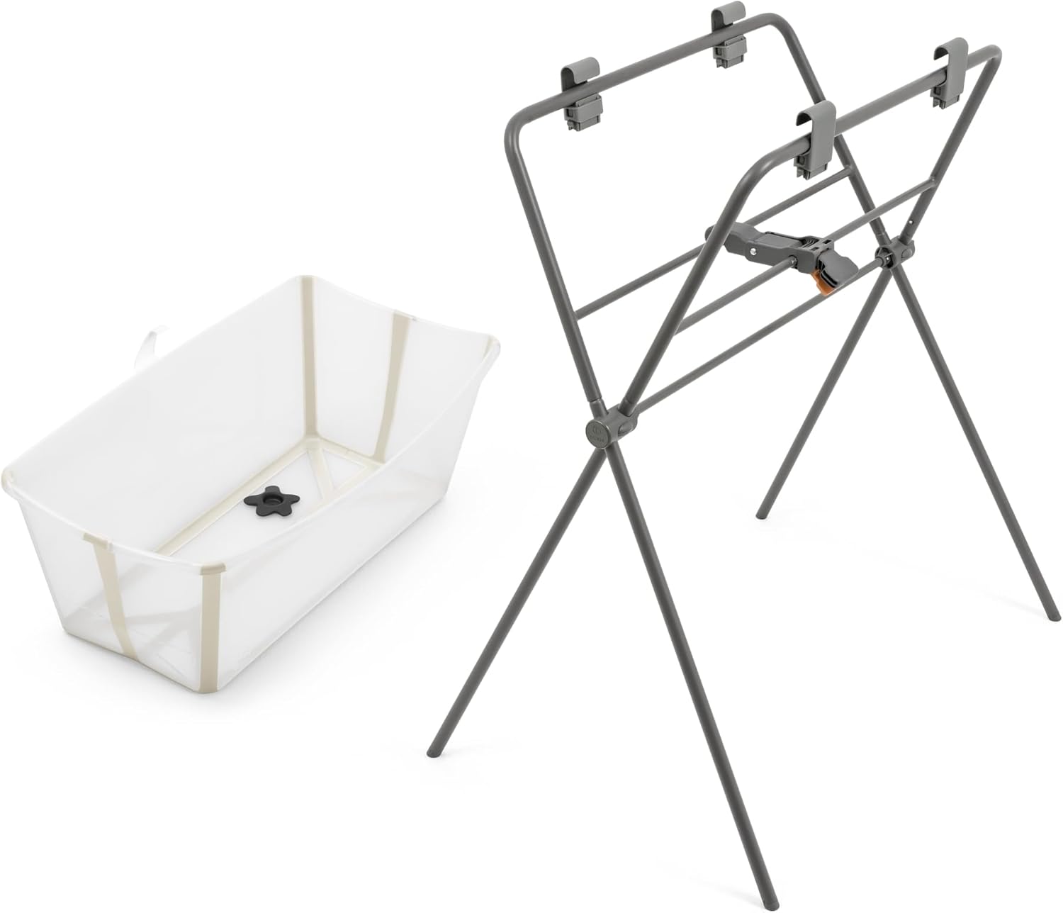 Pack Stokke® Flexi Bath® con Stand pieghevole | Il bagnetto comodo e sicuro ogni giorno
