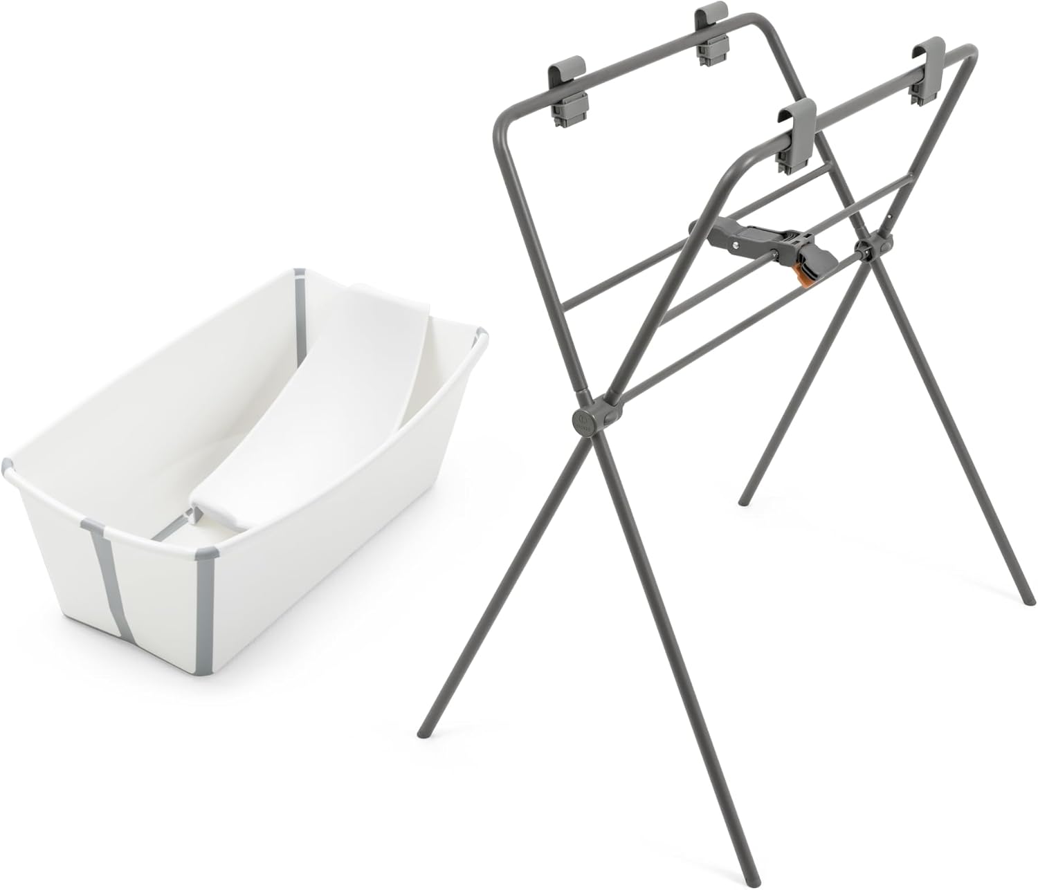 Pack Stokke® Flexi Bath® con Supporto per Neonati e Stand pieghevole | Set completo dalla nascita