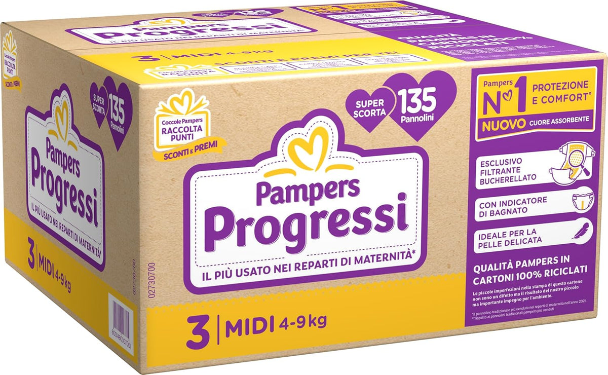 Pampers Progressi Taglia 3