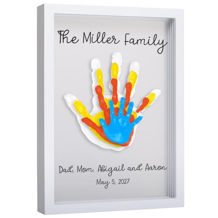 Cornice impronte famiglia Pearhead | Un ricordo unico della tua famiglia da creare insieme