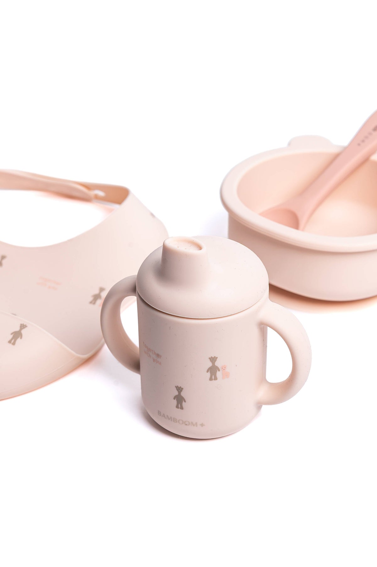 First Meal Set Fawn Pink Bamboom | Set Pappa per lo Svezzamento