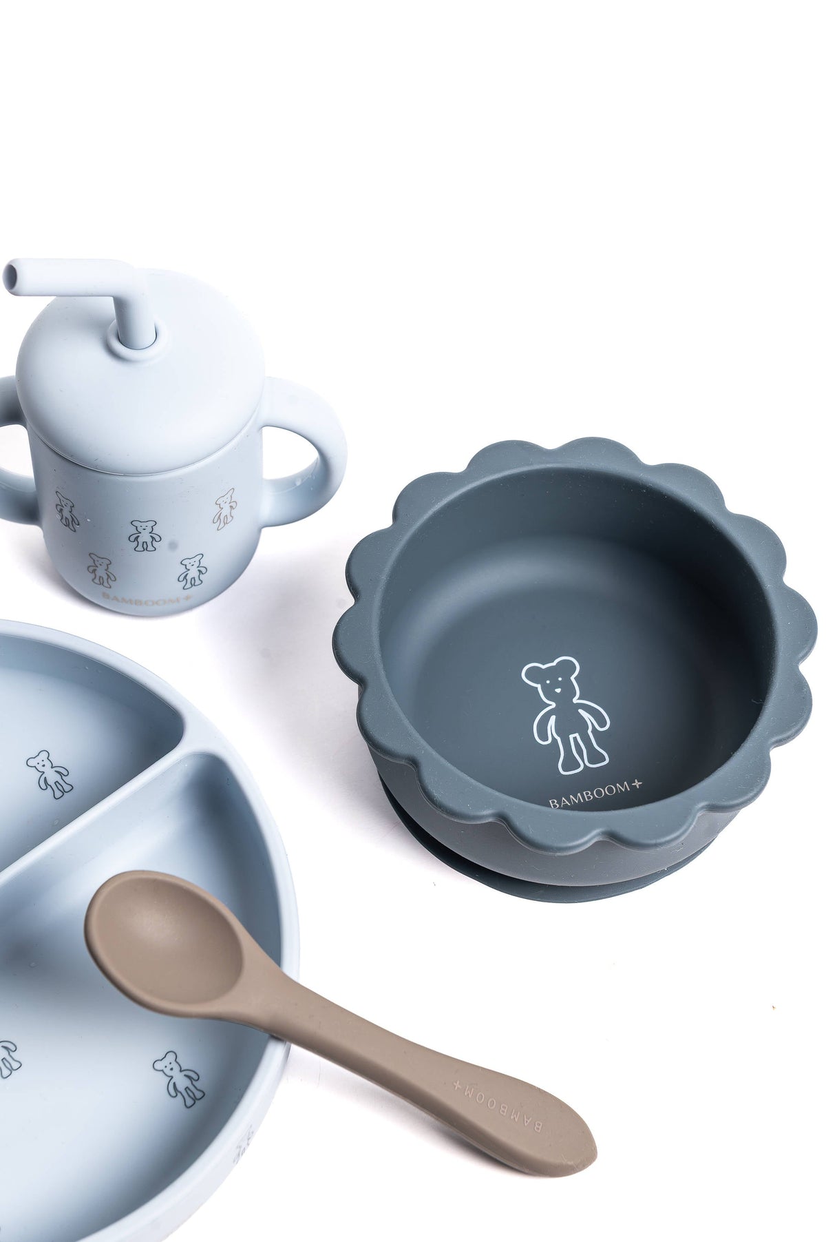 Dinner Set Bamboom Monkey | Set Pappa Bambino per lo Svezzamento e i Primi Pasti