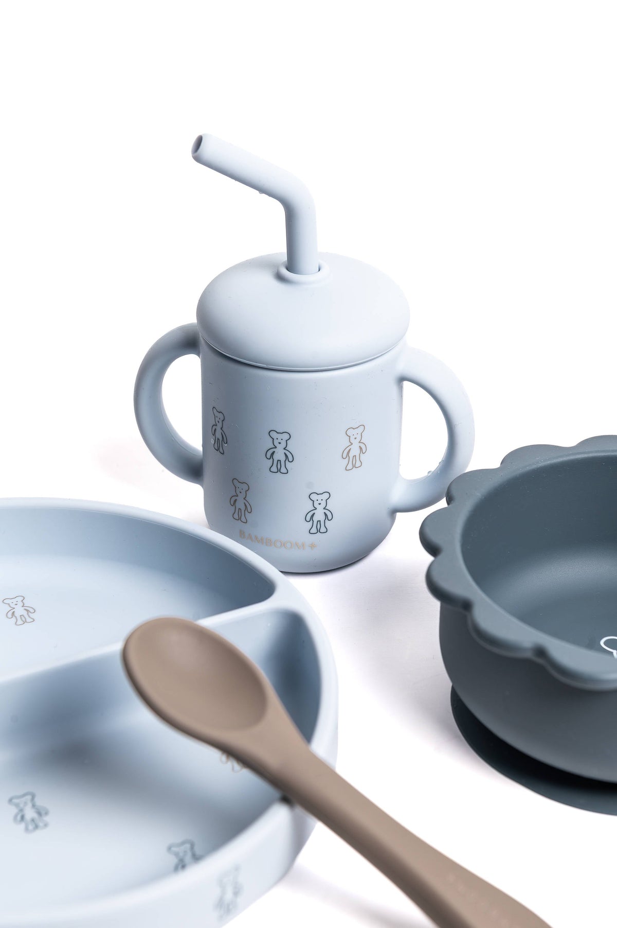 Dinner Set Bamboom Monkey | Set Pappa Bambino per lo Svezzamento e i Primi Pasti