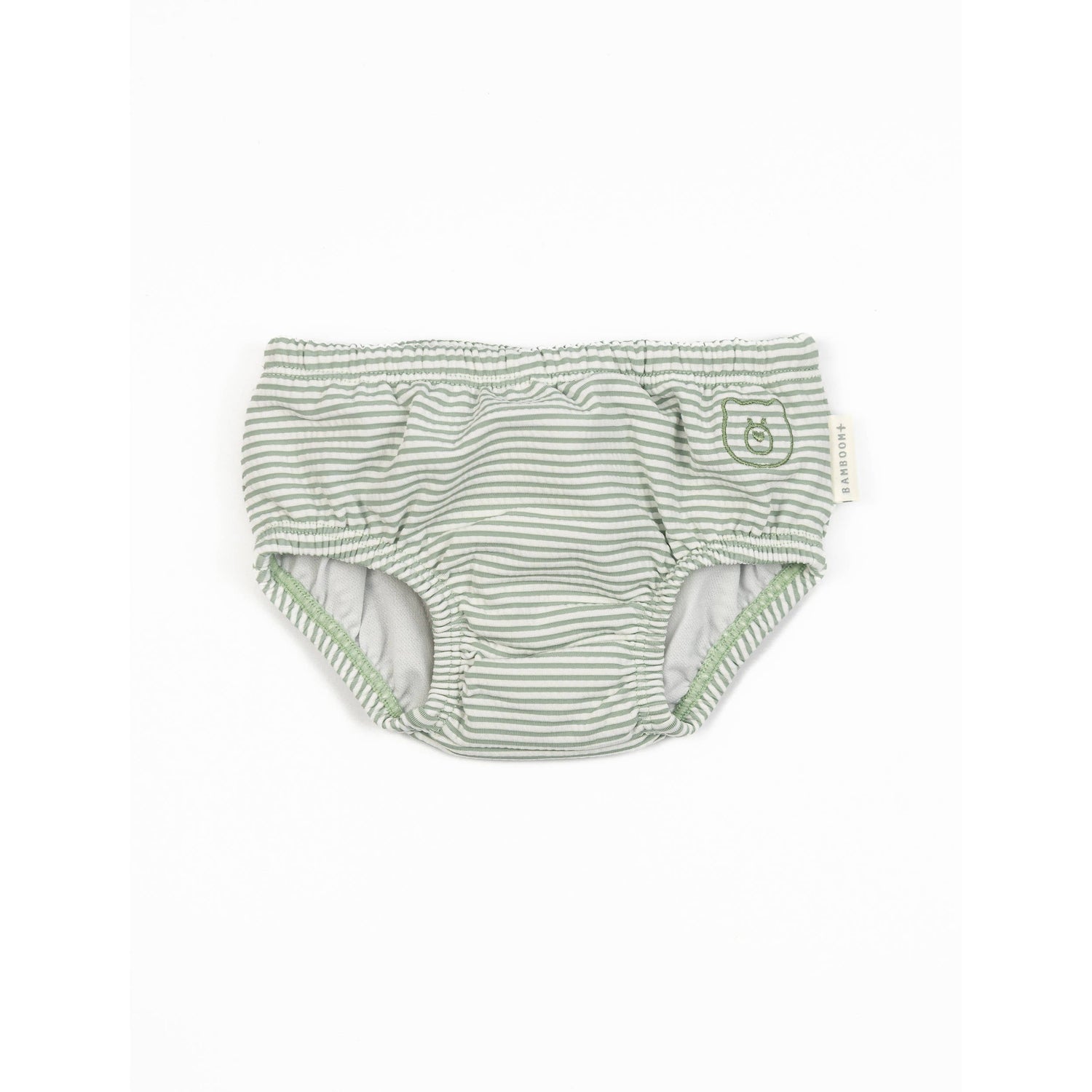 BAMBOOM Costume contenitivo UV50+ resistente all'acqua – Blue Stripes Bear 436