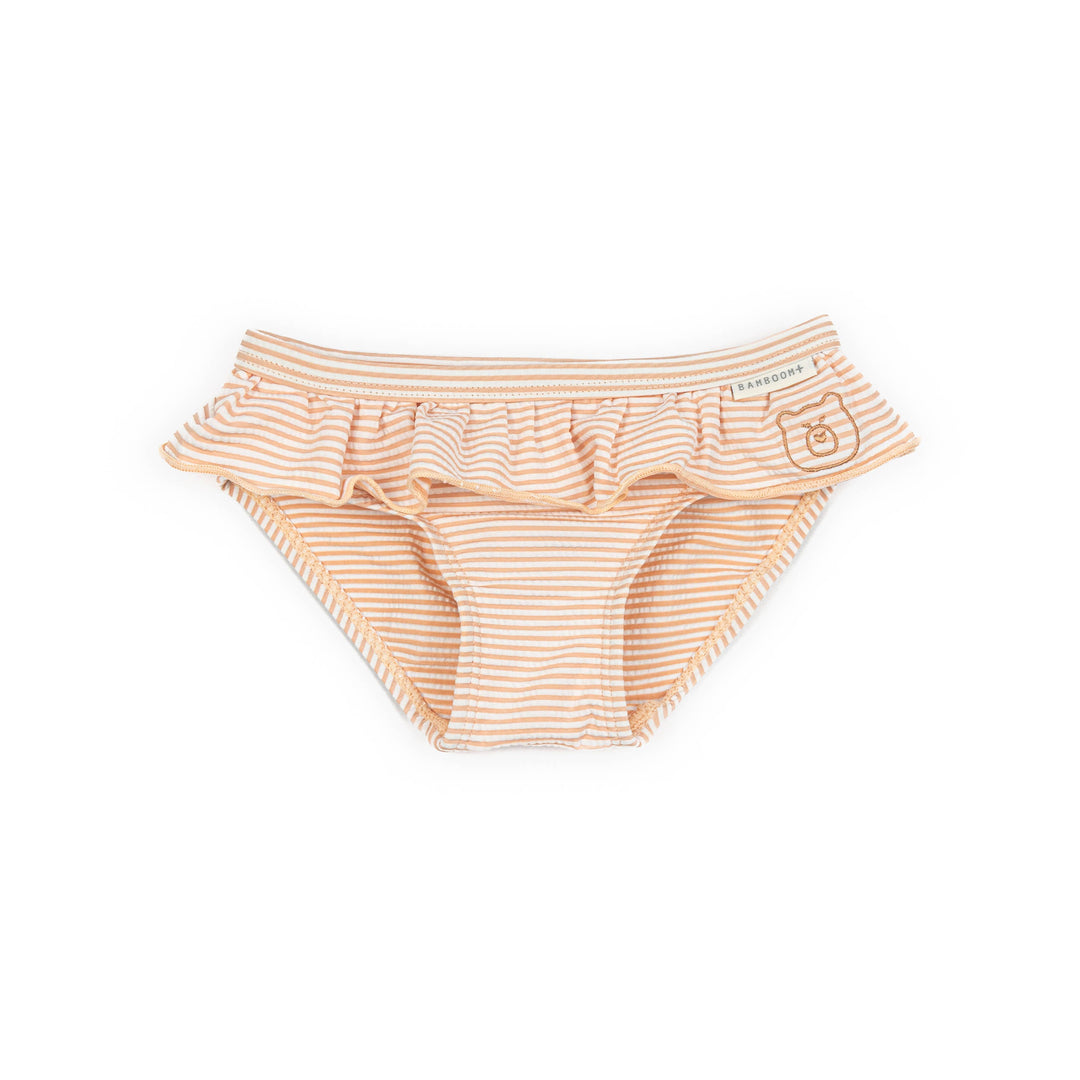 BAMBOOM Costume da Bagno UV50+ Bimba – Pink Stripes Bear 435