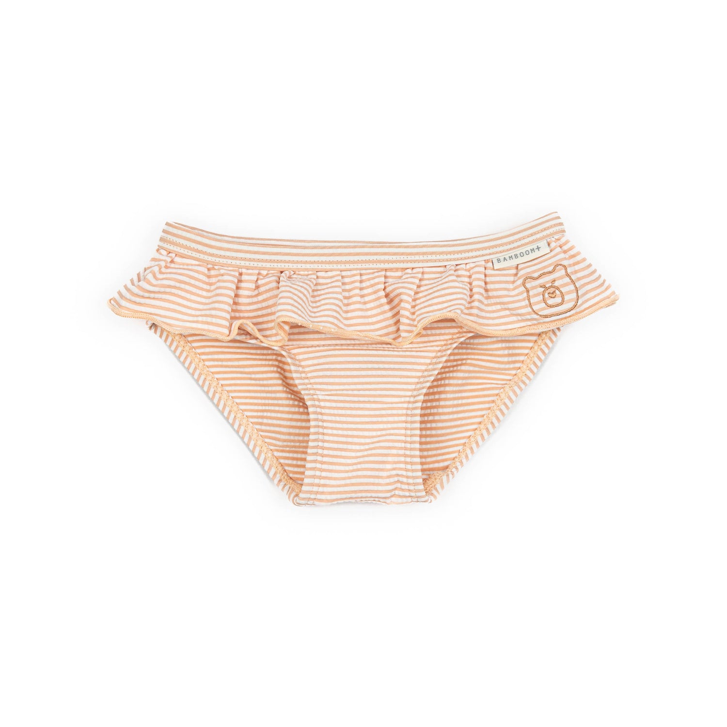 BAMBOOM Costume da Bagno UV50+ Bimba – Pink Stripes Bear 435