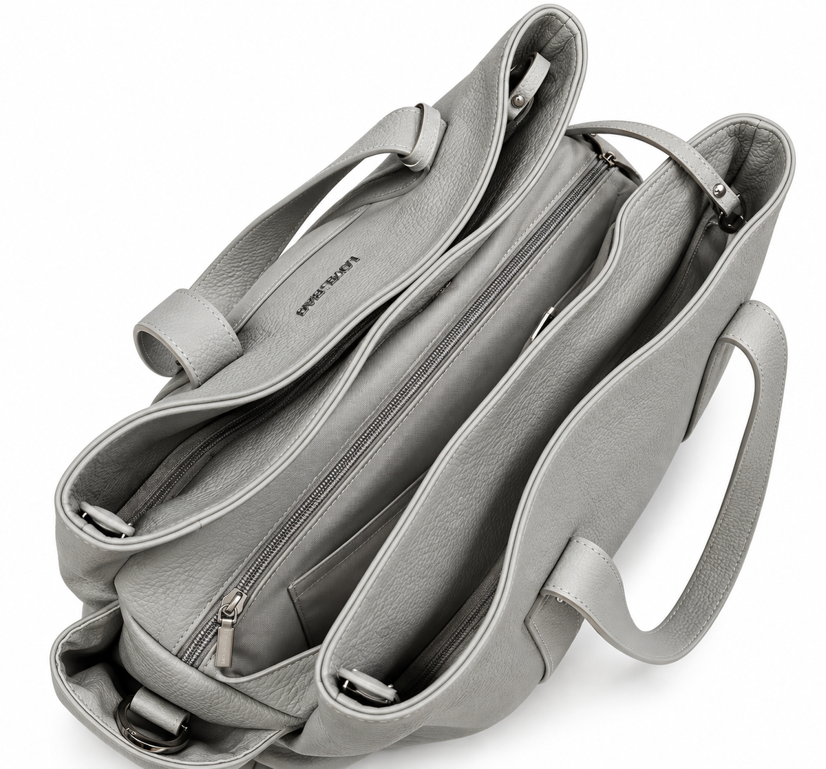 Borsa mamma in vera pelle Love Bag Argento – Ultimo Pezzo
