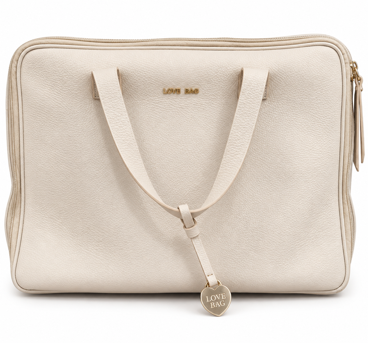 Borsa a tracolla mamma in vera pelle Love Bag Crema – Ultimo Pezzo