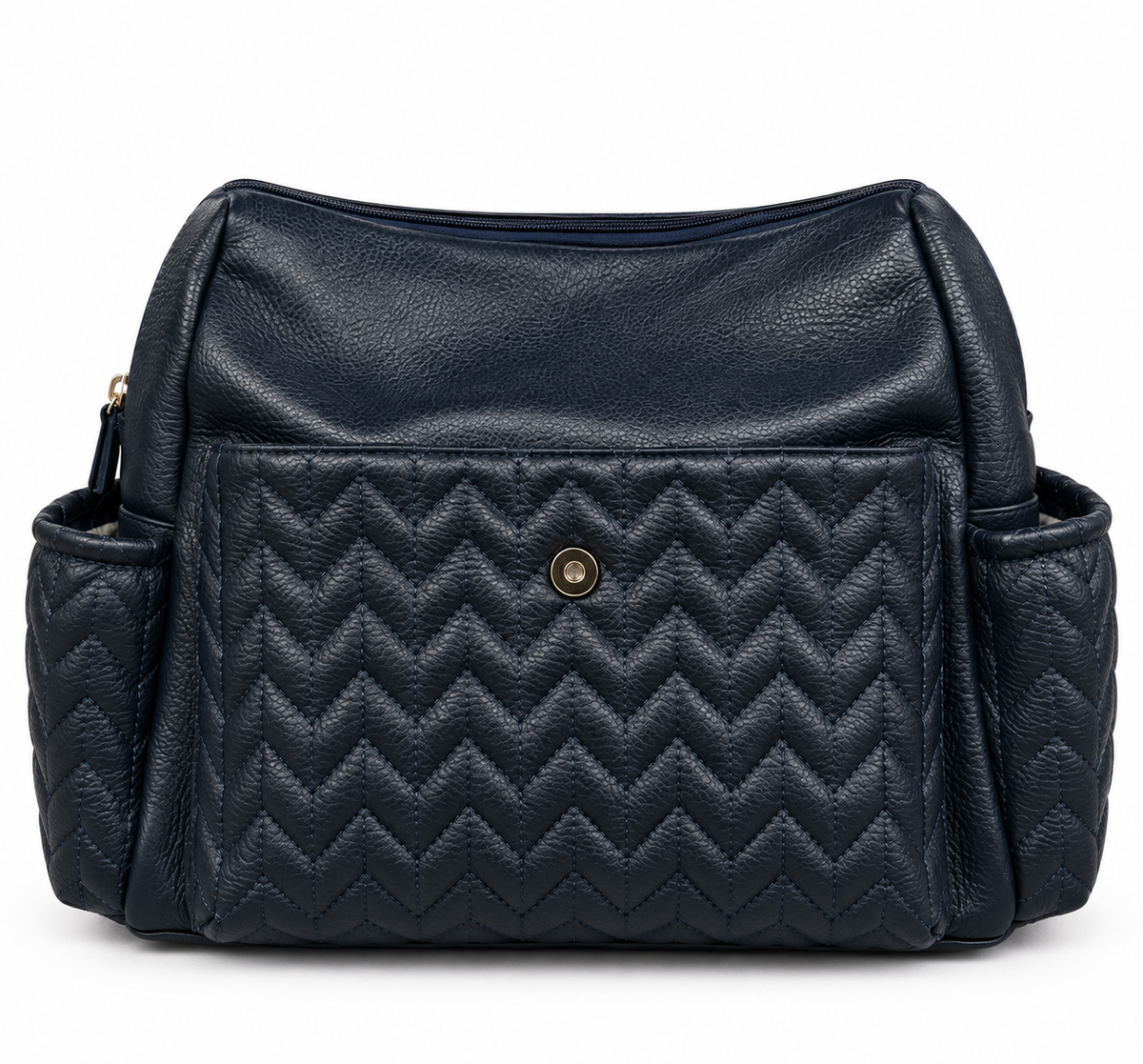 Convertible Backpack in Genuine Leather Mum Love Bag Blue Navy – Last One