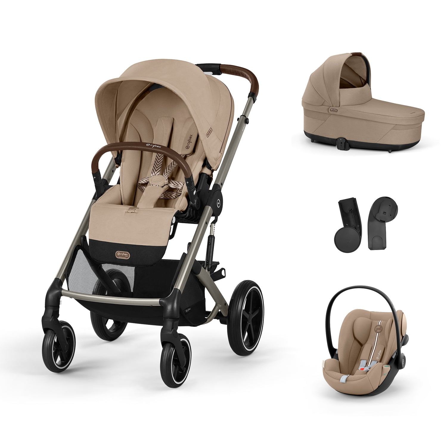 Bundle CYBEX Balios S Lux Essential | Passeggino + Cot S Lux + Cloud G3 Plus + Adattatori