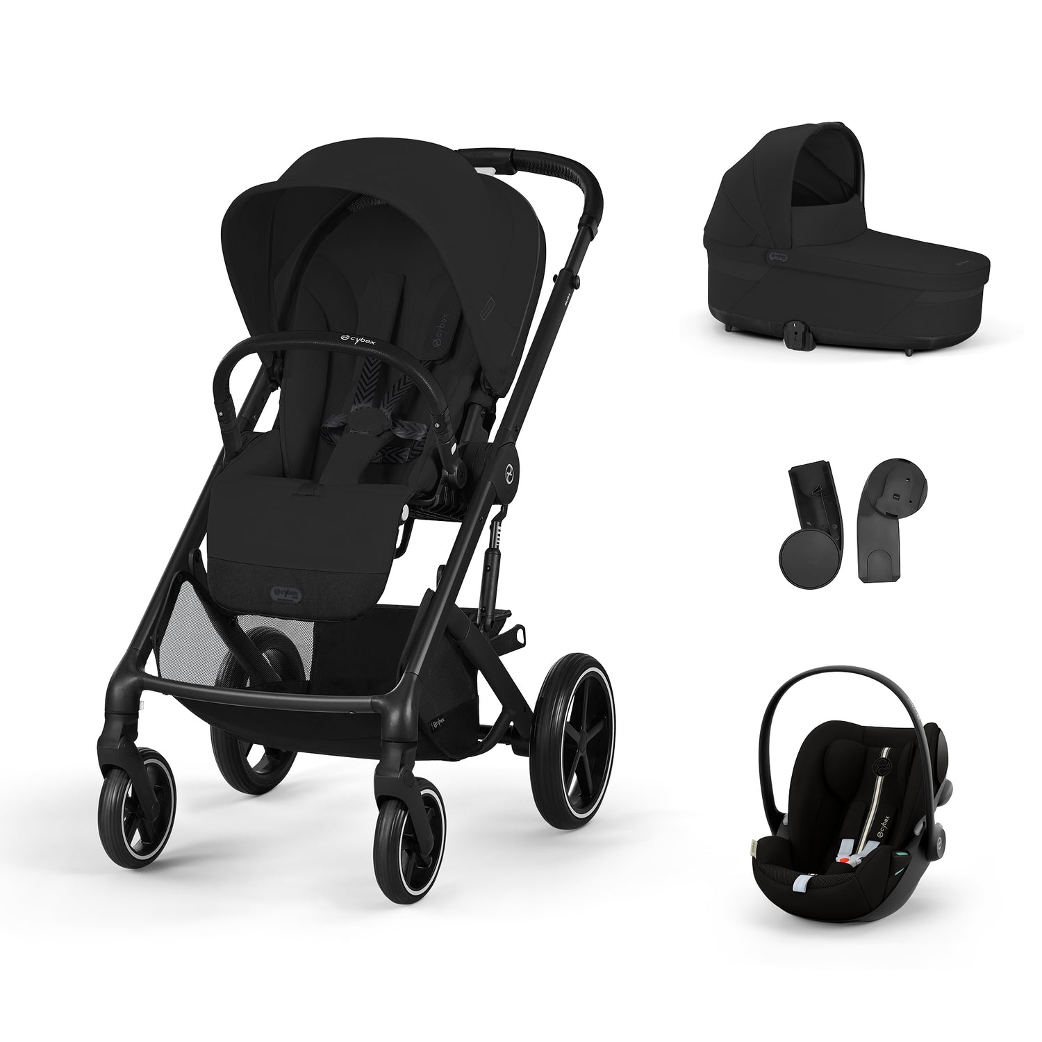 Bundle CYBEX Balios S Lux Essential | Passeggino + Cot S Lux + Cloud G3 Plus + Adattatori