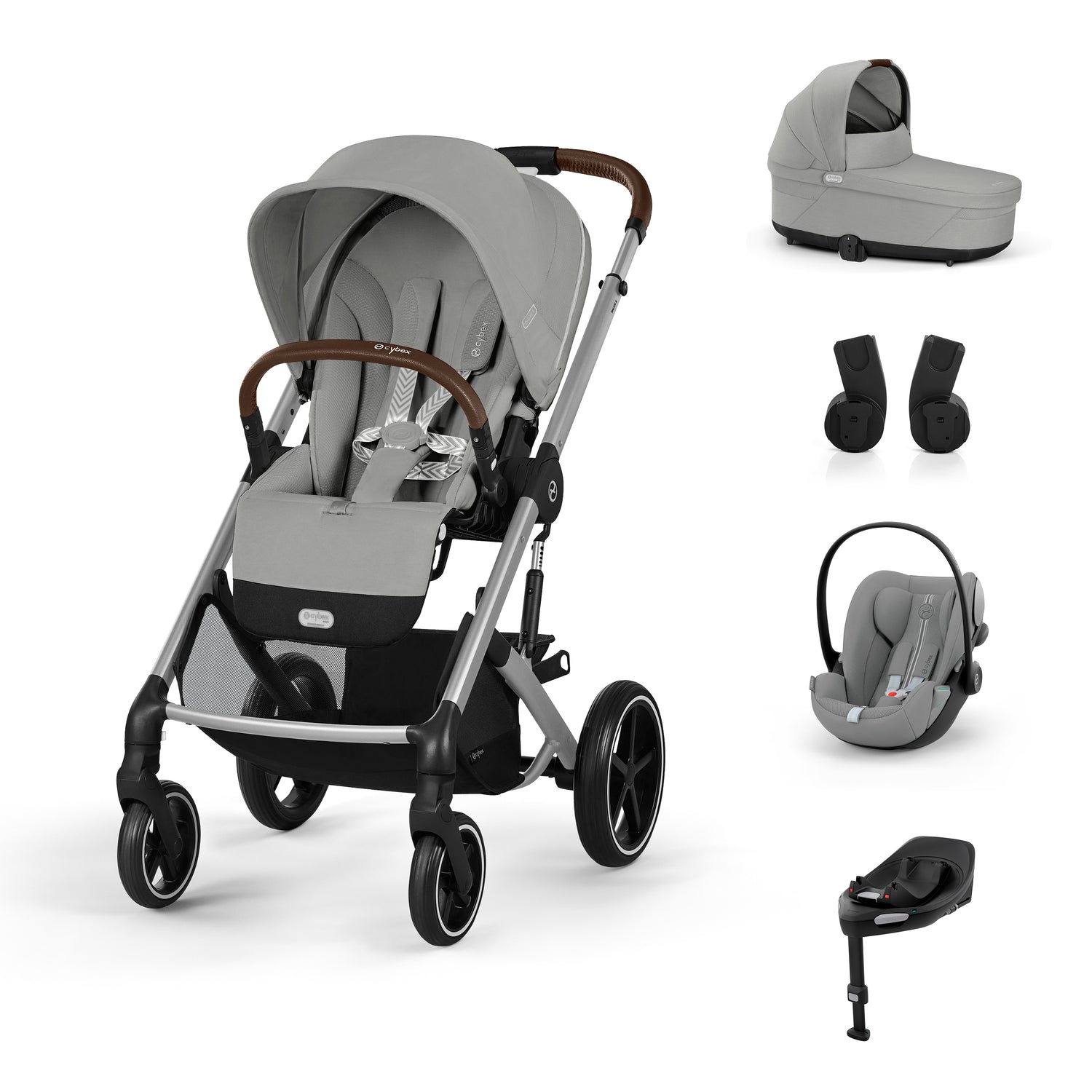 Bundle CYBEX Balios S Lux Ease Plus | Passeggino + Cot S Lux + Cloud G3 Plus + Base G ISOFIX + Adattatori