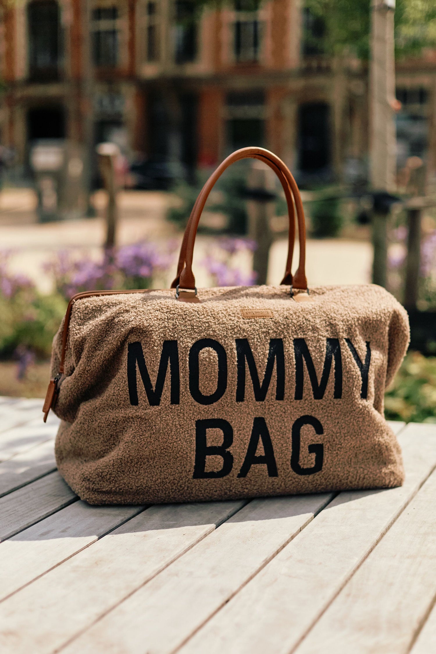 Nursery Bag Mommy Bag Childhome Teddy Soft Brown