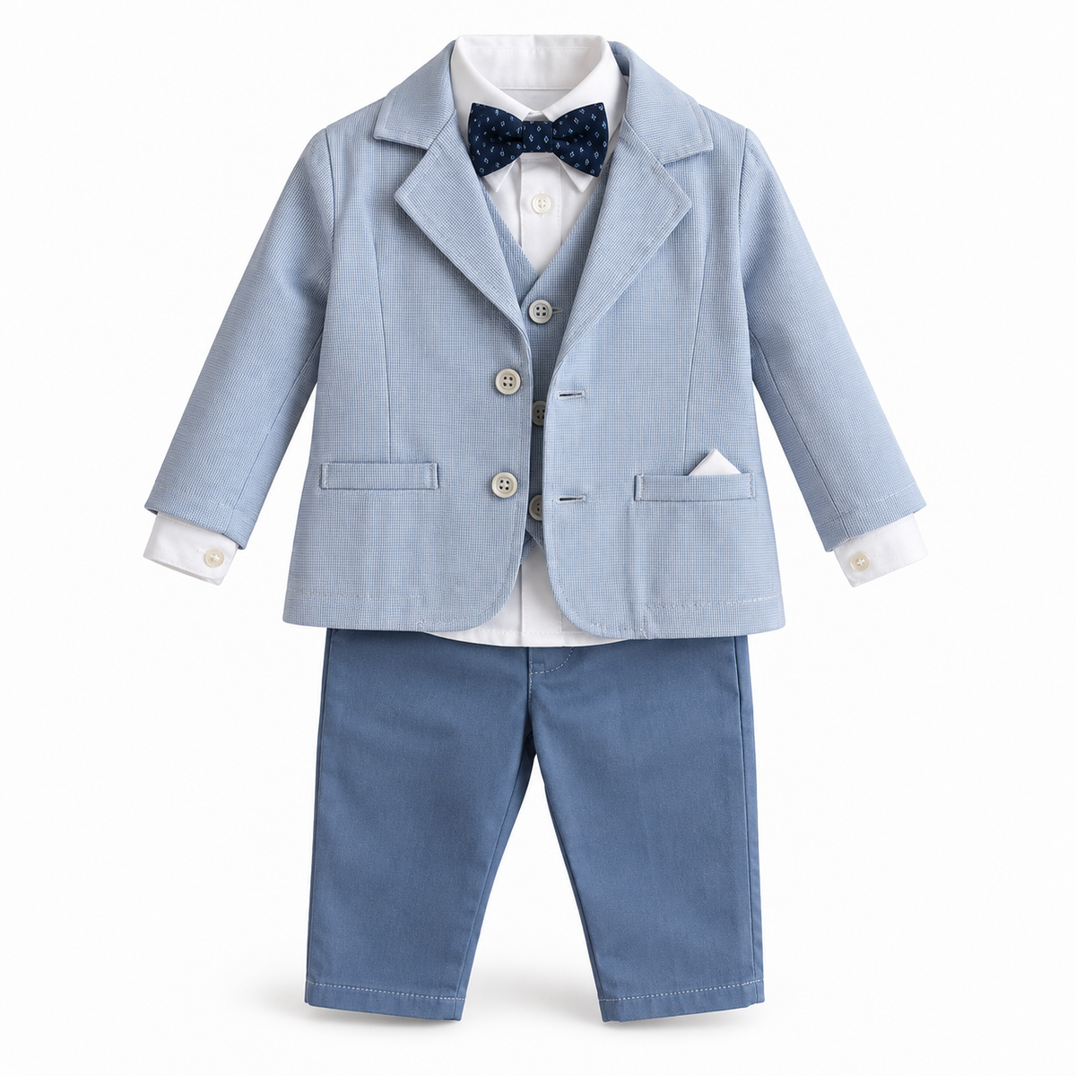 Completo Cerimonia Giacca, Gilet e Pantalone Grigio Milord Coccodè | Eleganza classica per le prime occasioni speciali