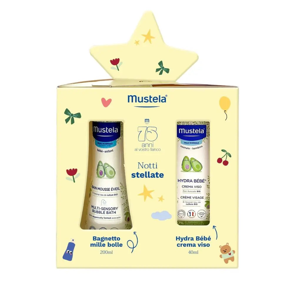 Cofanetto Mustela Notte Stellata con lucina | Rituale serale dolce e rilassante