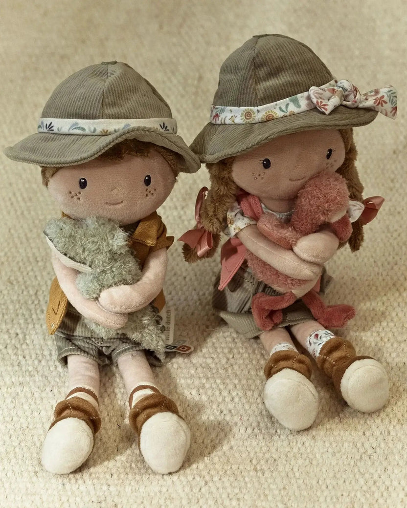 Bambola Morbida Ranger Jim Little Dutch 35 cm Safari Friends