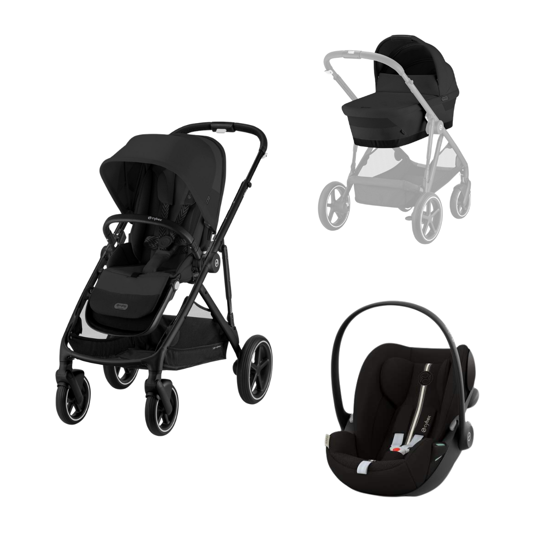 Cybex Trio Gazelle S con Navicella, Cloud G e Adattatori – Sistema modulare flessibile dalla nascita