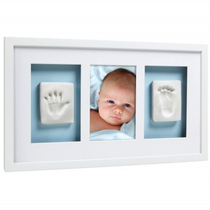 Cornice da parete per foto e 2 impronte Pearhead | Per i primi ricordi del tuo bambino