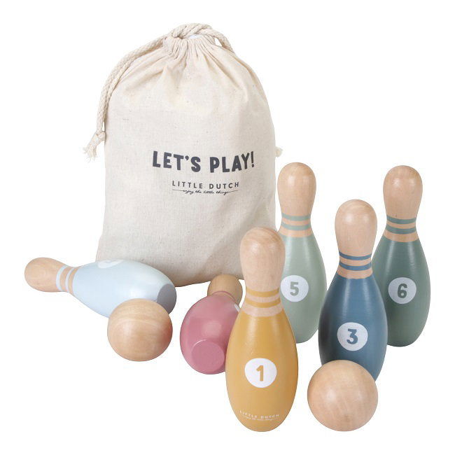 Bowling Set Little Dutch | Mira, lancia e abbatti i birilli!