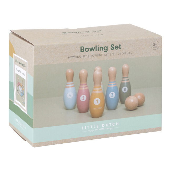 Bowling Set Little Dutch | Mira, lancia e abbatti i birilli!