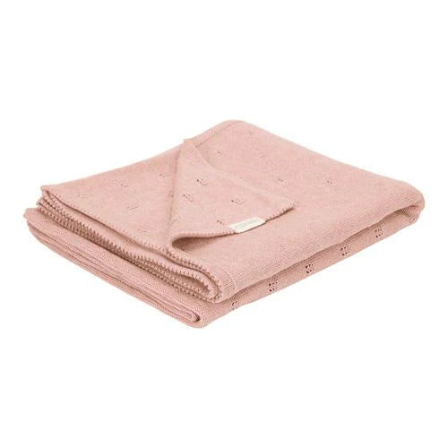 Coperta Tricot 110×140 cm Pure Blossom Little Dutch | Morbida coperta a maglia