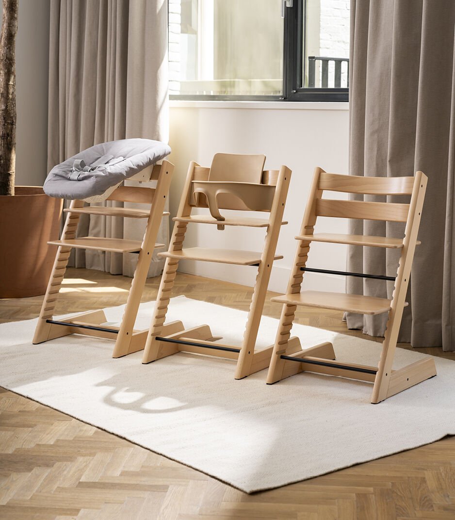 Stokke® Tripp Trapp® con Newborn Set + Baby Set² – Bundle completo dalla nascita