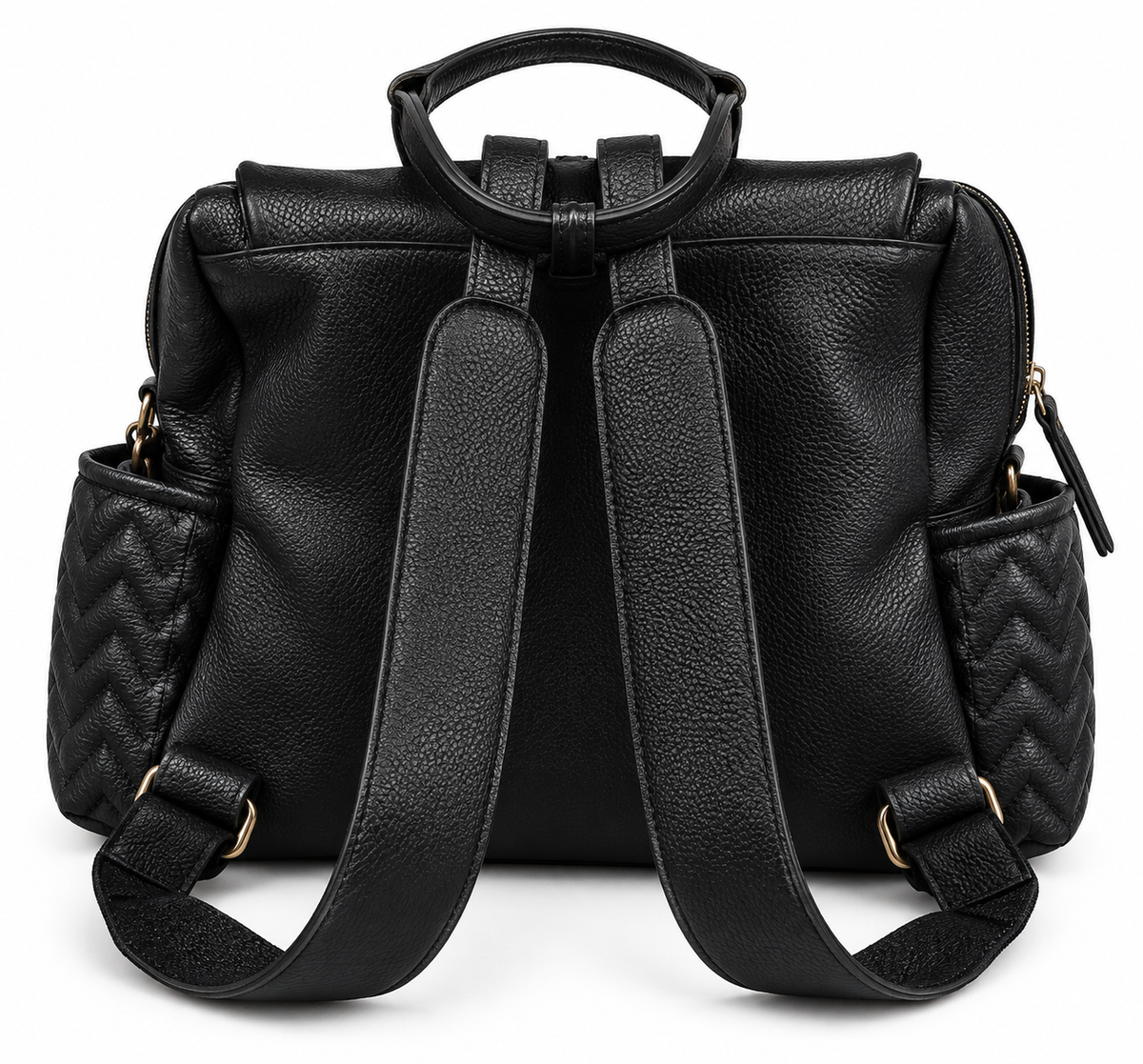 Convertible Backpack in Genuine Leather Mum Love Bag Blue Navy – Last One