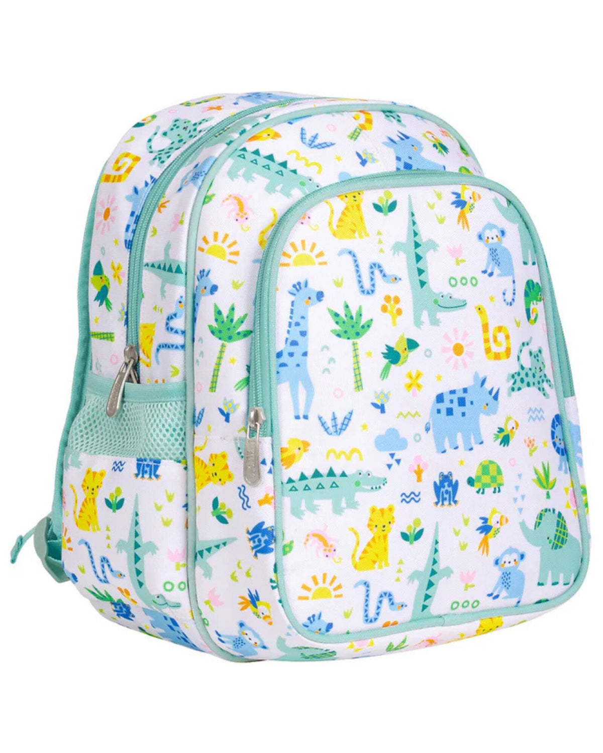 Zainetto Grande con Tasca Termica A Little Lovely Company Giungla | Zaino Bambini per Asilo e Scuola con Scomparto Termico