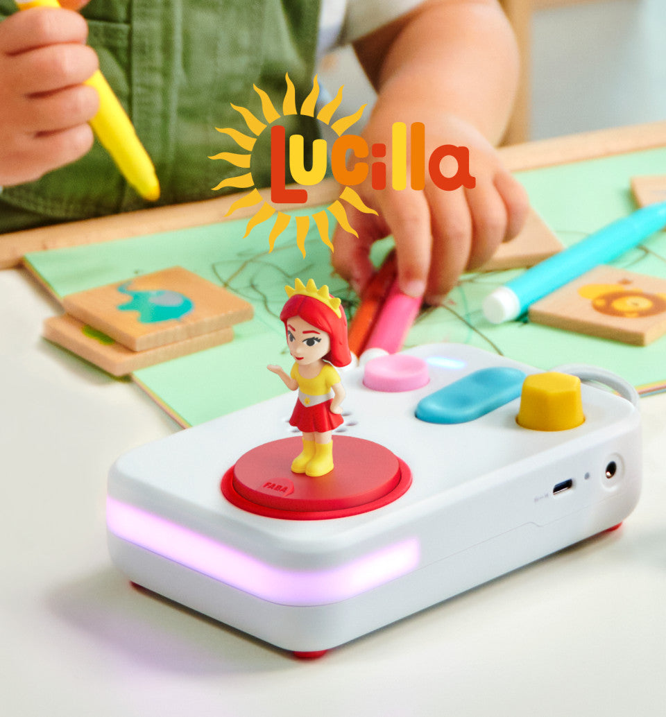 FABA Personaggio Sonoro Arriva Lucilla!