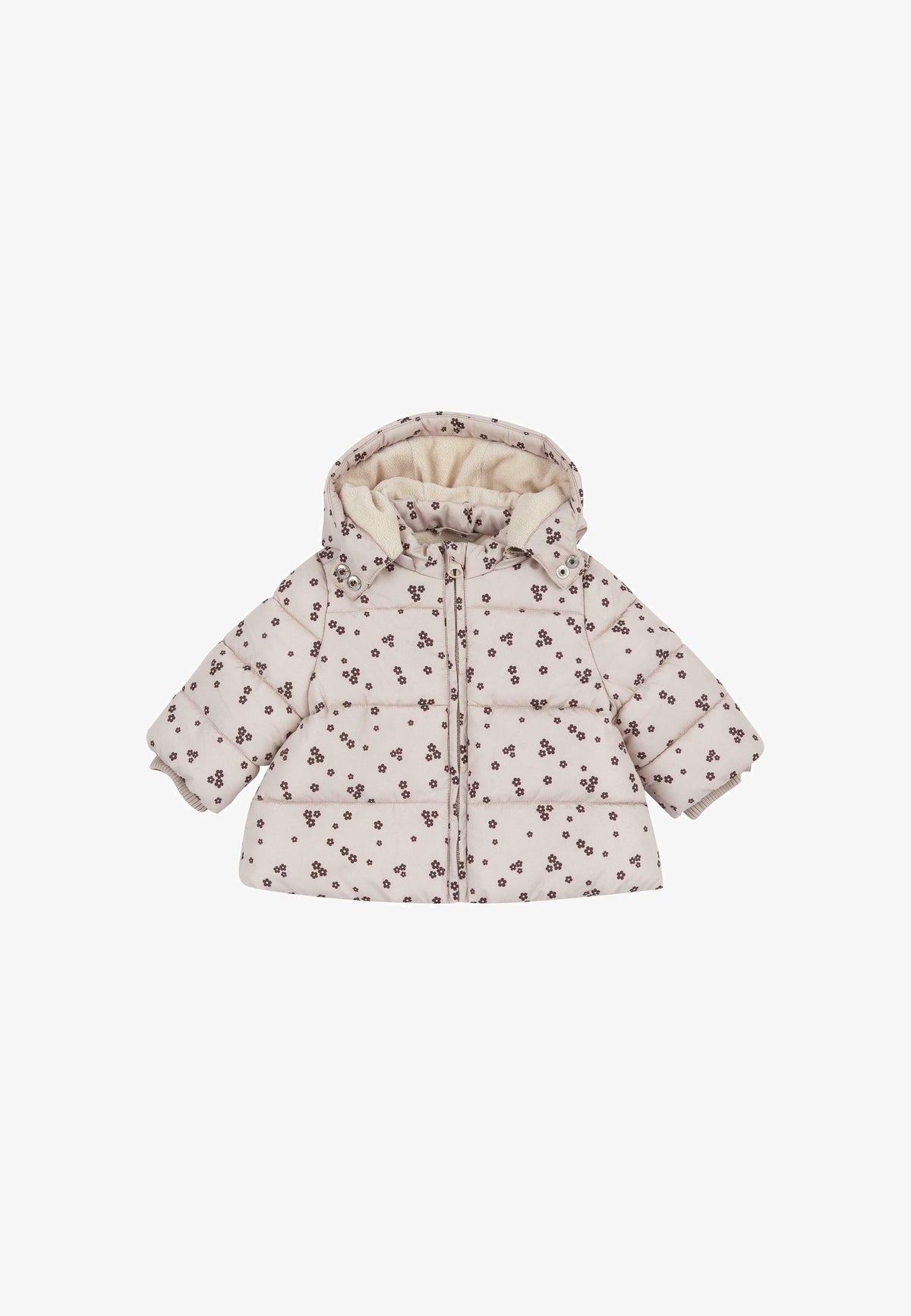 Giacca Invernale Bimba Chicco Imbottita con Fantasia Floreale e Cappuccio A/I 2026-27
