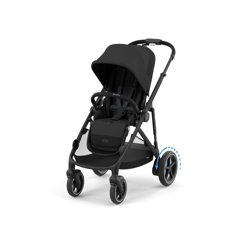 Passeggino Gemellare CYBEX e-Gazelle S | Passeggino Doppio Elettrico con Assistenza alla Spinta e Funzione Dondolio