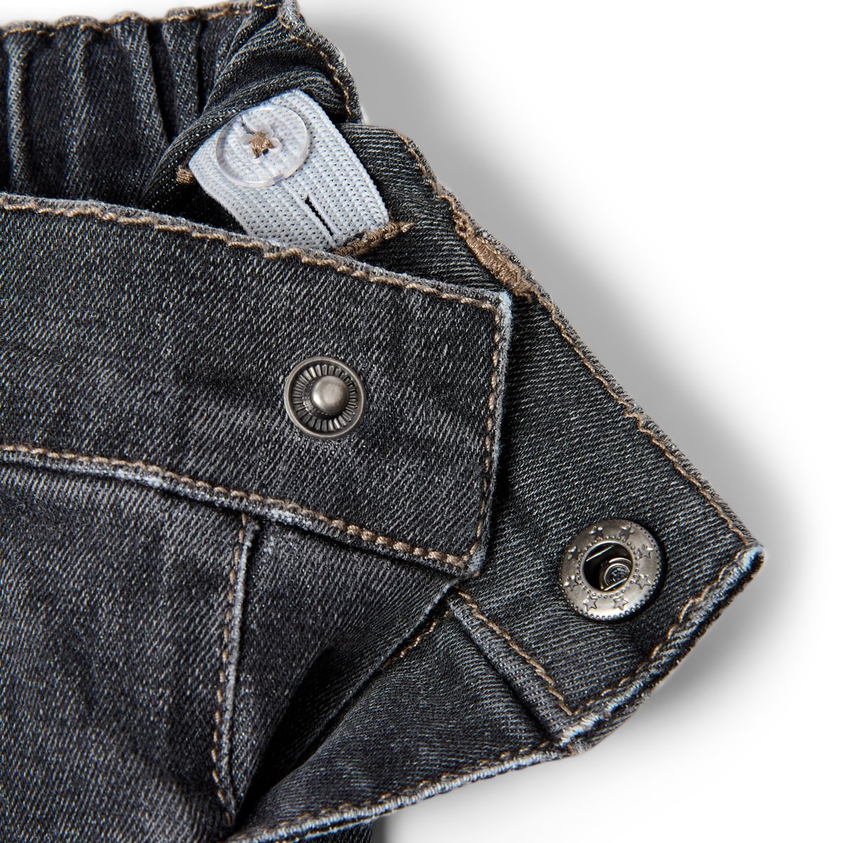Pantalone Jeans Little Dutch Denim Grey | Pratico jeans dal look minimal