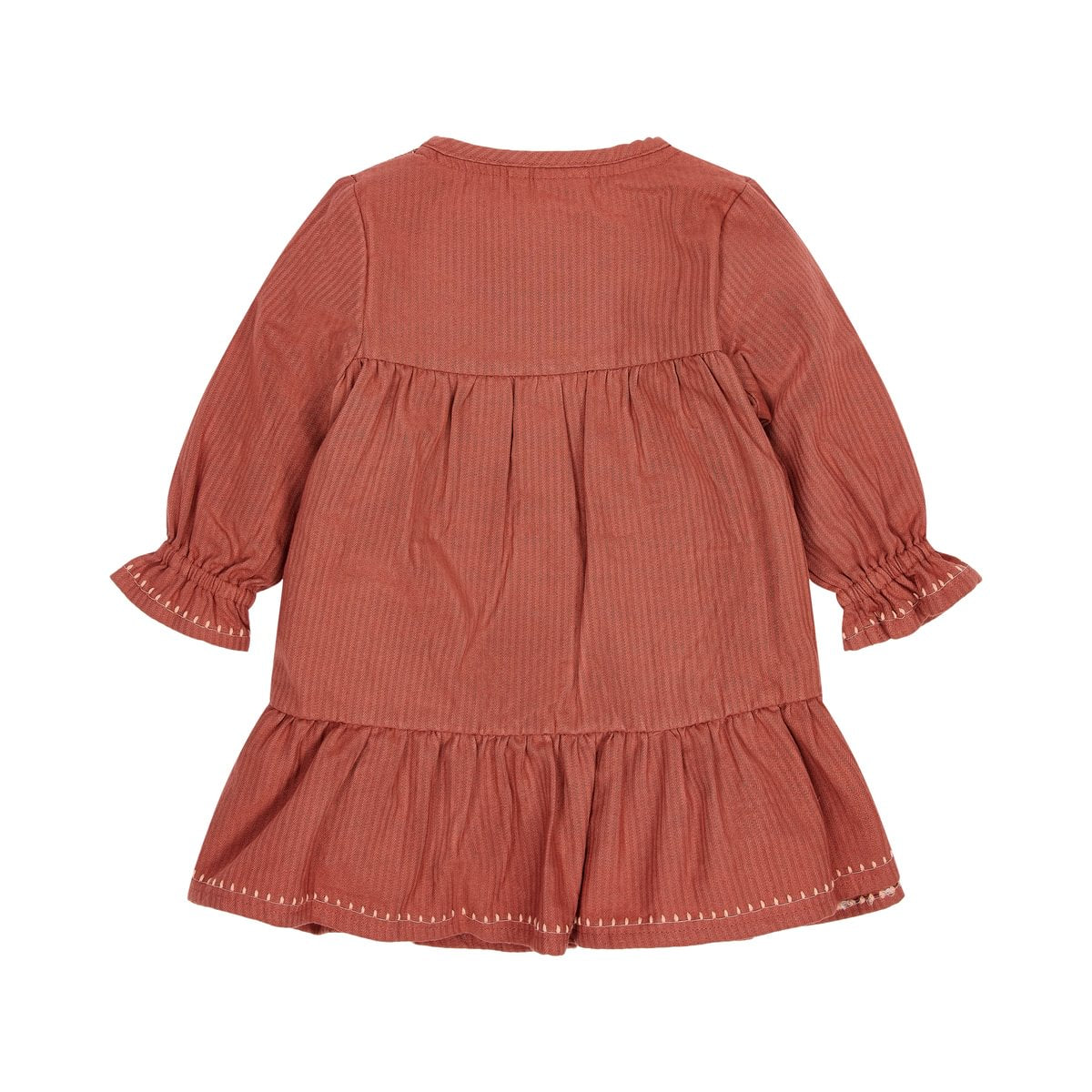 Vestito a Maniche Lunghe Little Dutch Deep Berry | Abito invernale dal colore intenso