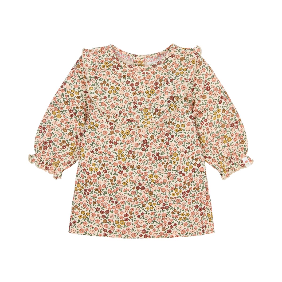 Vestito a Maniche Lunghe Little Dutch Safari Flowers | Abito invernale a fantasia